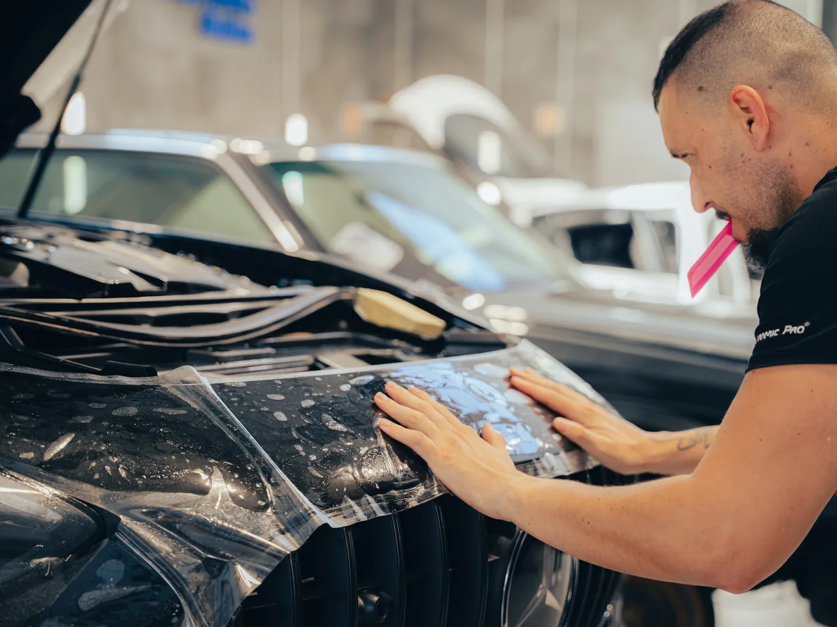 Paint protection film application